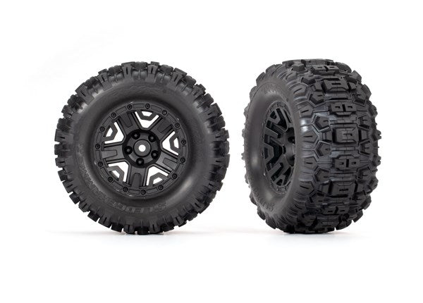 Traxxas 3778 T&W 2.8 HD BLK WHL TSM TIRE