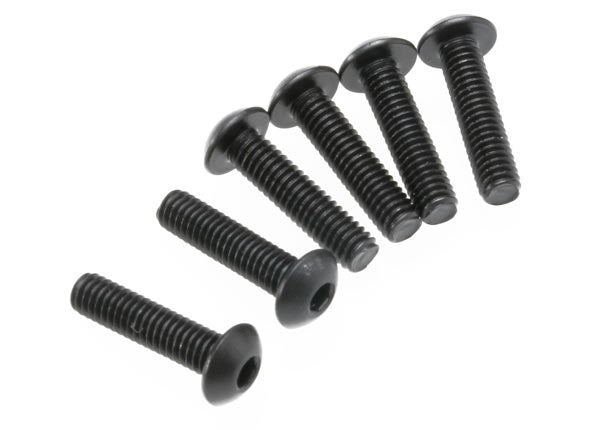 Traxxas 3933 - Screws 4x16mm button-head machine (hex drive) (6)