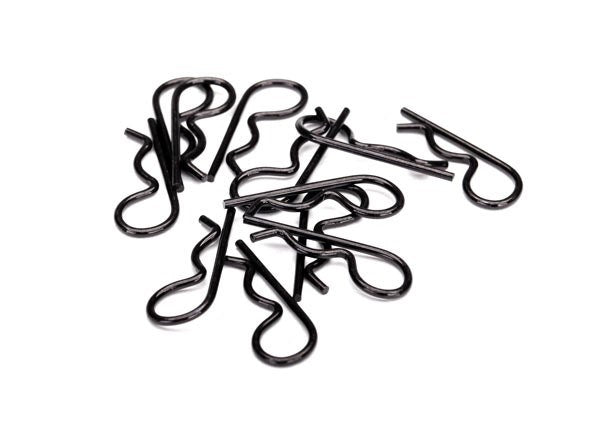 Traxxas 3934A - Body clips heavy duty (black) (12)