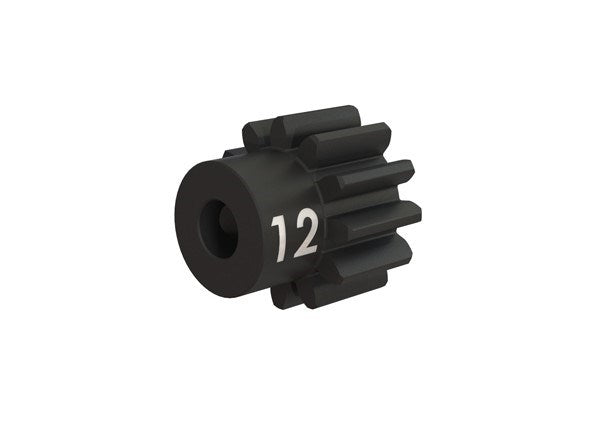 Traxxas 3942X - Gear 12-T pinion (32-p) heavy duty (machined hardened steel) (fits 3mm shaft)/ set screw