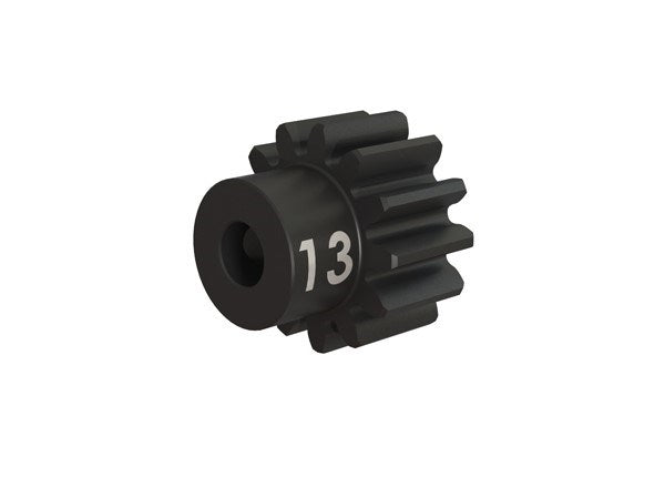 Traxxas 3943X - Gear 13-T pinion (32-p) heavy duty (machined hardened steel) (fits 3mm shaft)/ set screw