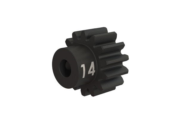 Traxxas 3944X - Gear 14-T pinion (32-p) heavy duty (machined hardened steel) (fits 3mm shaft)/ set screw