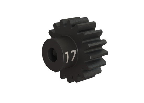 Traxxas 3947X - Gear 17-T pinion (32-p) heavy duty (machined hardened steel) (fits 3mm shaft)/ set screw