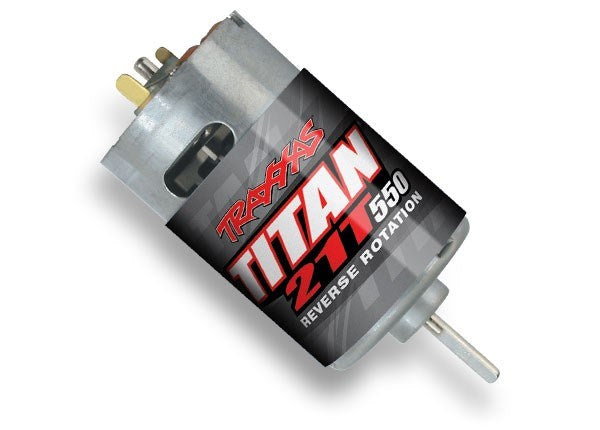 Traxxas 3975R - Motor Titan 550 reverse rotation (21-turns/ 14 volts) (1)