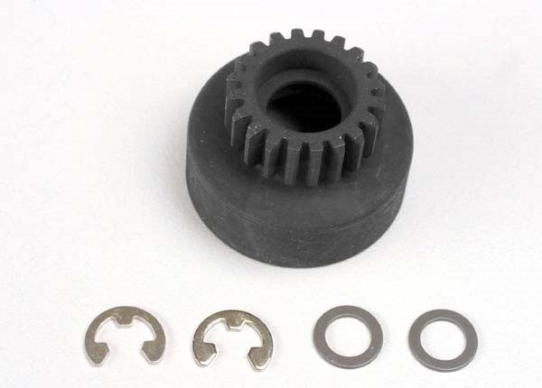 Traxxas 4120 - Clutch Bell (20-Tooth)/ 5X8X0.5Mm Fiber Washer (2)/ 5mm E-clip (requires #4611-ball bearings 5x11x4mm (2)