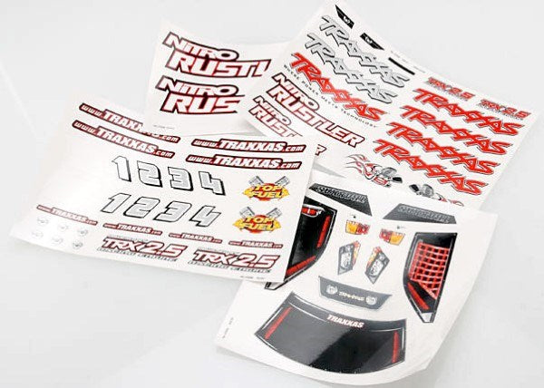 Traxxas 4413X - Decal Sheets Nitro Rustler