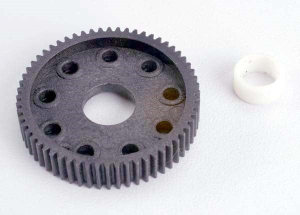 Traxxas 4660 - Differential gear (60-tooth)/PTFE-coated differential bushing