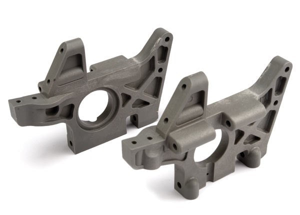 Traxxas 4930R - Bulkheads (L & R) (Front) (Gray)