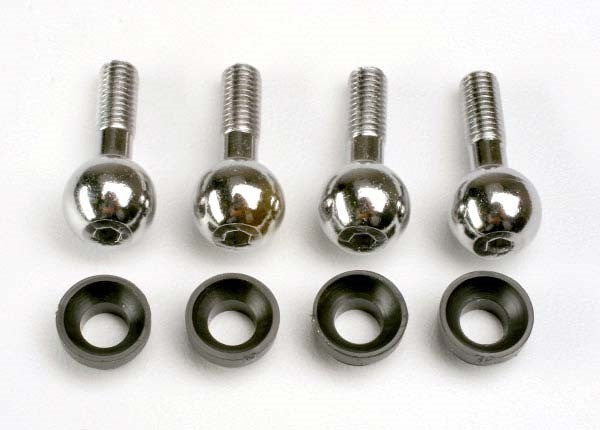 Traxxas 4933 - Pivot Balls (4)/ Pivot Ball Cap Bushings (4)