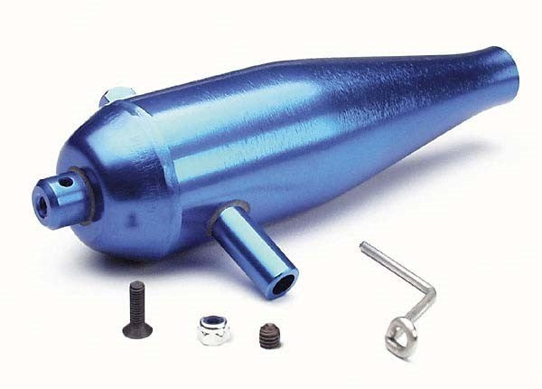 Traxxas 4942 - Tuned Pipe High Performance (Aluminum) (Blue-Anodized)