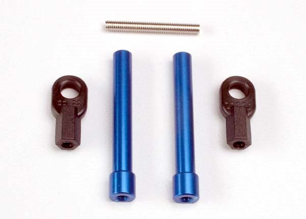 Traxxas 4944 - Bellcrank posts aluminum (2)/ steering link threaded rod (3x25mm)/ long rod ends (2)