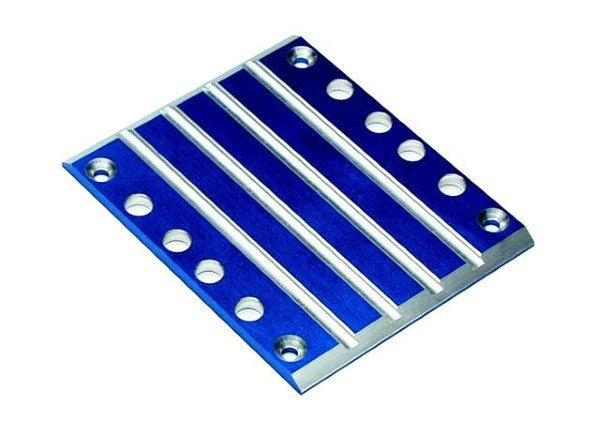 Traxxas 4947X - Skid Plate Transmission T6 Aluminum (Blue)