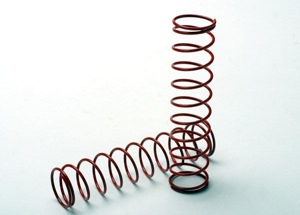 Traxxas 4957 - Springs red (for Ultra Shocks only) (2.5 rate) (f/r) (2)