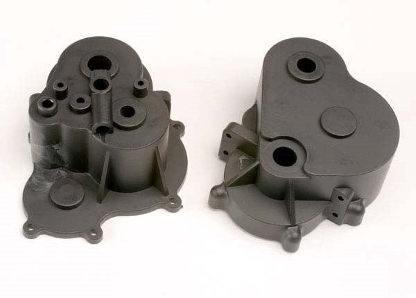 Traxxas 4991 - Gearbox Halves (F&R)/ Rubber Access Plug