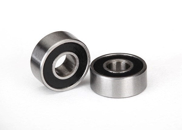 Traxxas 5104A - Ball bearings black rubber sealed (4x10x4mm) (2)