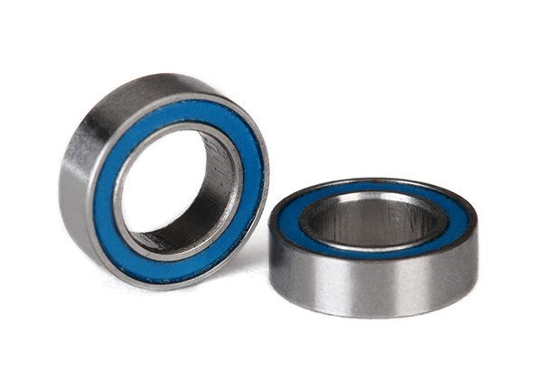 Traxxas 5105 - Ball bearings blue rubber sealed (6x10x3mm) (2)