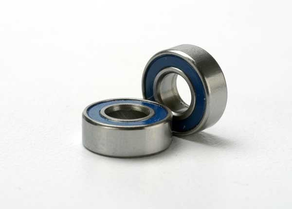 Traxxas 5116 - Ball bearings blue rubber sealed (5x11x4mm) (2)