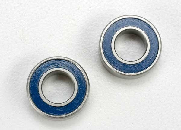 Traxxas 5117 - Ball bearings blue rubber sealed (6x12x4mm) (2)