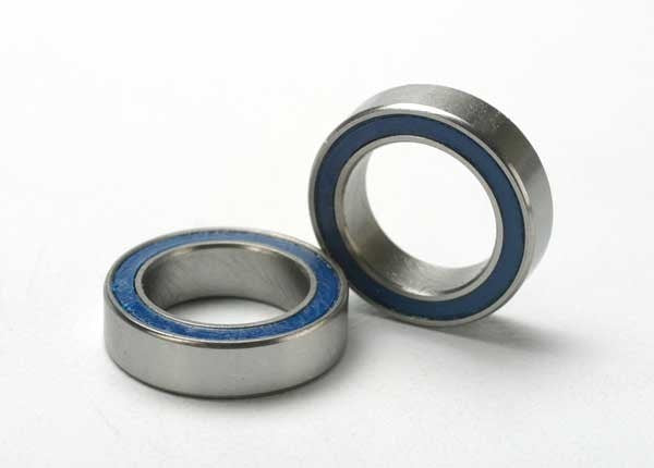 Traxxas 5119 - Ball bearings blue rubber sealed (10x15x4mm) (2)