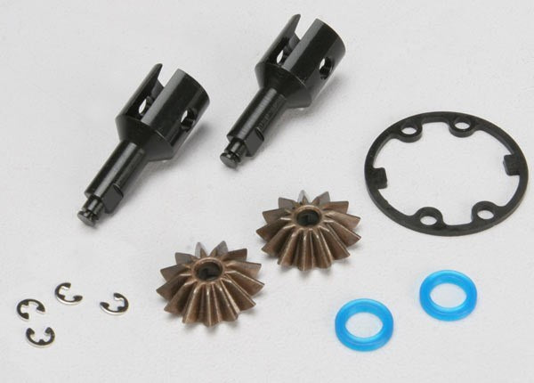 Traxxas 5125 - Drive cups inner (2) (Jato) (for steel constant-velocity driveshafts)/ differential spider gears (2)/ gaskets hardware