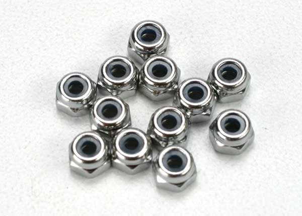 Traxxas 5158 - Nuts 2.5mm nylon locking (12)