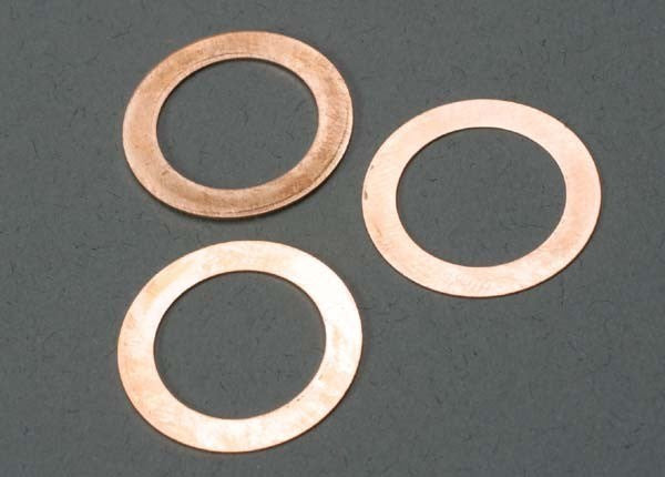 Traxxas 5229 - Gaskets cooling head: 0.15 0.25 0.35mm (1 each) (TRX 2.5 2.5R)