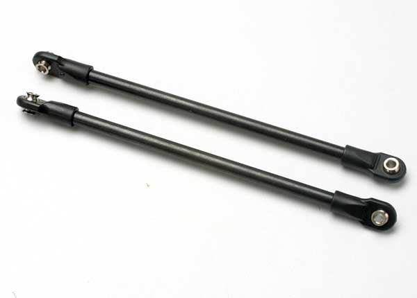 Traxxas 5319 - Push rod (steel) (assembled with rod ends) (2) (black) (use with #5359 progressive 3 rockers)