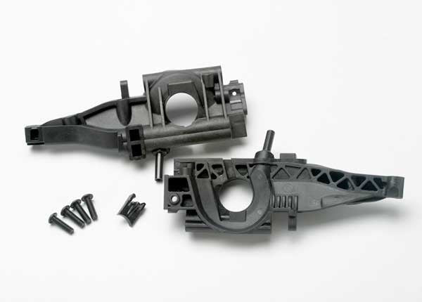 Traxxas 5329 - Bulkhead Rear (L&R Halves)/ Diff Retainer Rear/ 4X14M BCS (2)