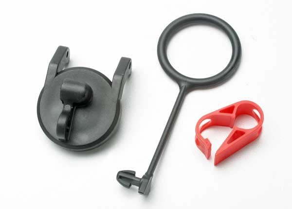 Traxxas 5367 - Pull Ring (2) Fuel Tank Cap (1)/ Engine Shut-Off Clamp (1)