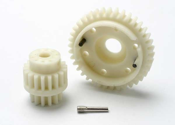 Traxxas 5384 - Gear set 2-speed wide ratio (2nd speed gear 38T 13T-18T input gears hardware)