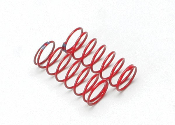 Traxxas 5434A - Spring shock (red) (GTR) (1.6 rate double blue stripe) (1 pair)