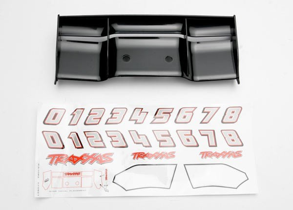 Traxxas 5446 - Wing Revo (Black)/ Decal Sheet