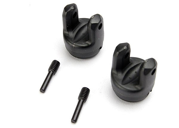 Traxxas 5458X - Yokes differential and transmission (2)/ 4x15mm screw pins (2)