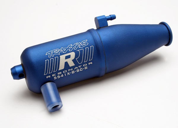 Traxxas 5541X - Tuned Pipe Resonator R.O.A.R. Legal Blue-Anodized (A