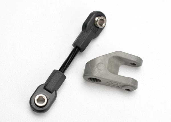 Traxxas 5545 - Servo horn steering/ linkage steering (3x30 threaded rod)/ rod ends (2)/ hollow balls (2)