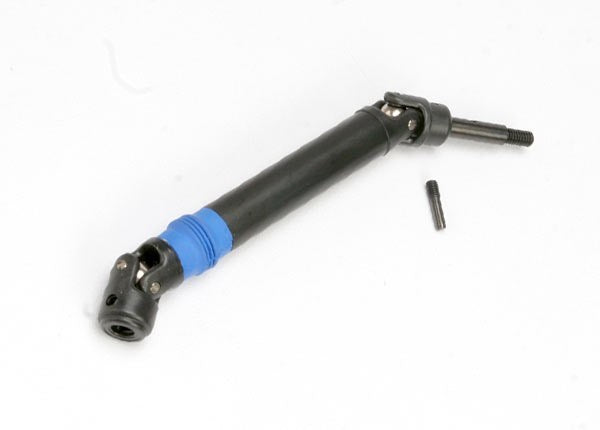 Traxxas 5551 - Driveshaft Assembly (1) Left Or Right (Fully Assembled ready to install)/ M3/12.5mm yoke pin (1)