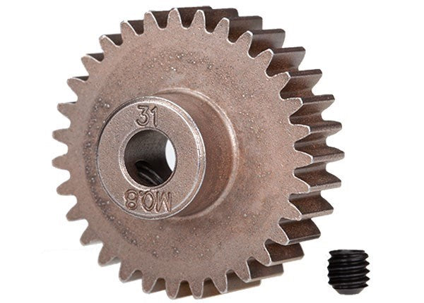 Traxxas 5638 - Gear 31-T pinion (0.8 metric pitch compatible with 32-pitch) (fits 5mm shaft)/ set screw