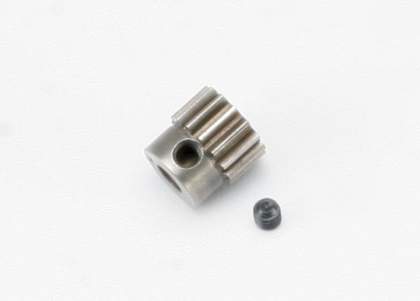 Traxxas 5640 - Gear 14-T pinion (0.8 metric pitch compatible with 32-pitch) (hardened steel) (fits 5mm shaft)/ set screw