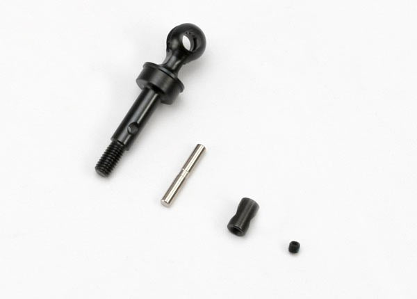 Traxxas 5654 - Stub axle CV style (machined steel) (1)/ cross pin (1)/ drive pin (1)