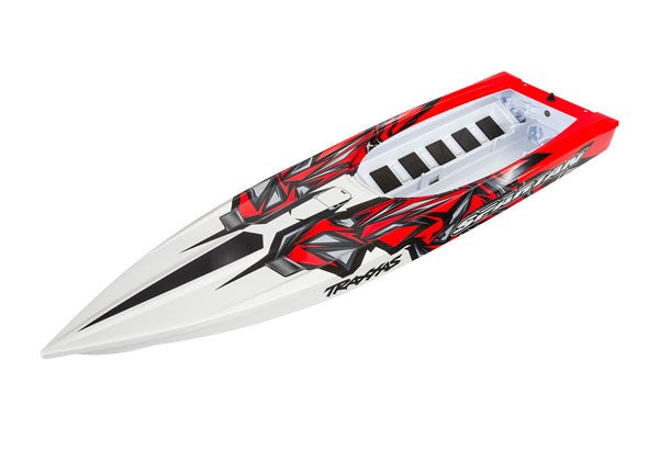 Traxxas 5718R HULL SPARTAN REDX