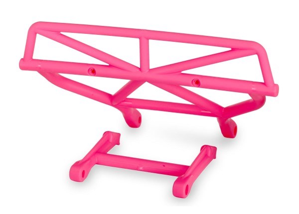 Traxxas 5836P - Bumper Rear/ Bumper Mount Rear (Pink)