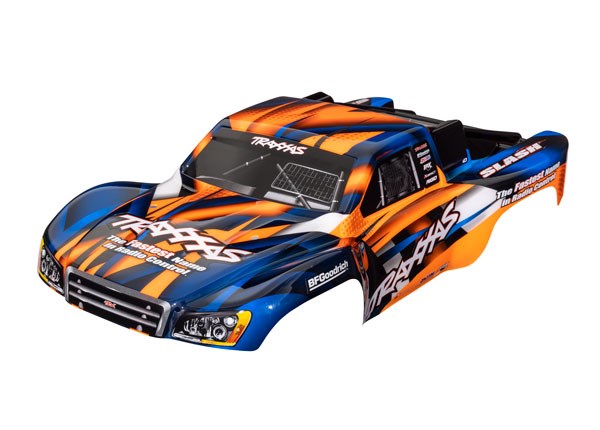 Traxxas 5851T SLASH 2WD BODY ORNG/BLUE