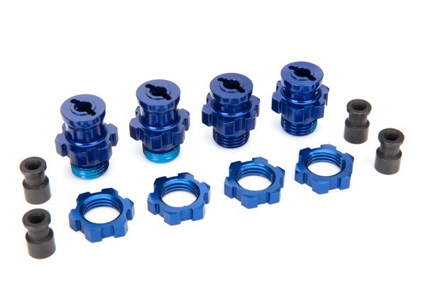 Traxxas 5853X - Wheel Hubs Splined 17Mm Short (2) Long (2)