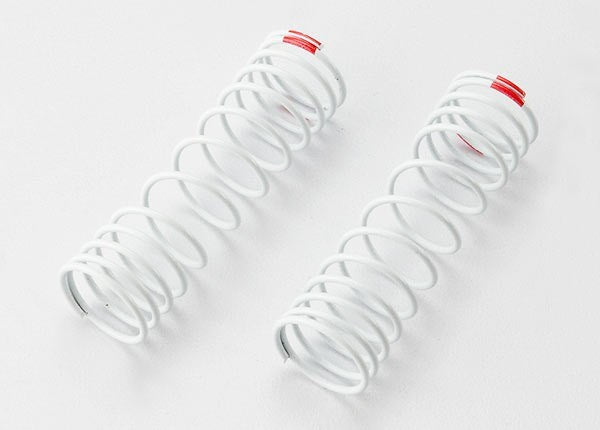 Traxxas 5860 - Springs front (white) (progressive rate) (2) (fits #5862 aluminum Big Bore shocks)