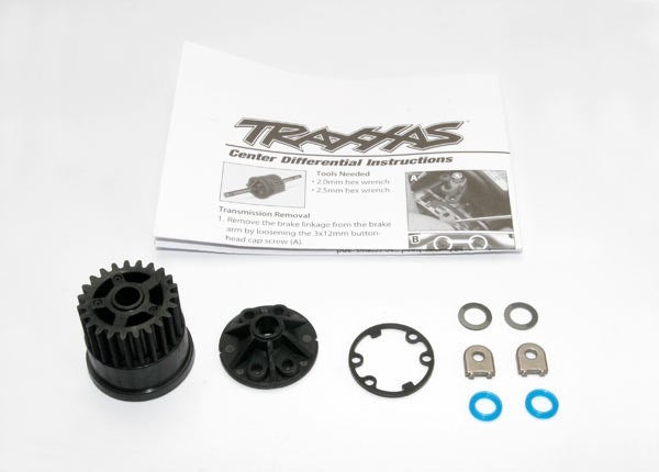 Traxxas 5914X - Gear center differential (Slayer)/ Cover (1) / X-ring seals (2)/ gasket (1)/ 6x10x0.5 TW (2) (Replacement gear for 5914)
