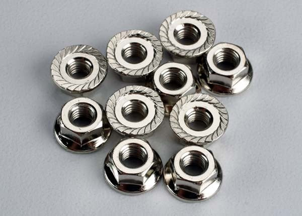 Traxxas 6135 - Nuts 4Mm Flanged (10)