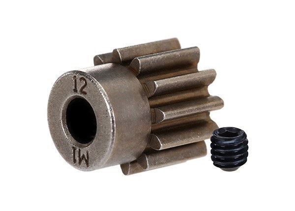 Traxxas 6485X - Gear 12-T pinion (1.0 metric pitch) (fits 5mm shaft)/ set screw