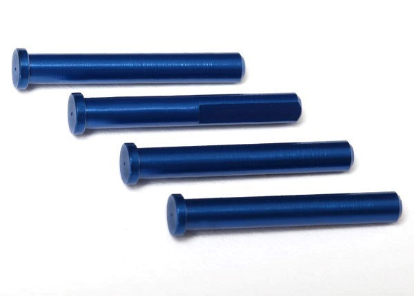 Traxxas 6633X - Main Shaft 7075-T6 Aluminum Blue-Anodized (4)/ 1.6X5mm BCS (4)