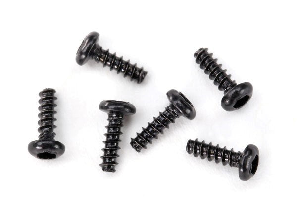 Traxxas 6644 - Screws 1.6x5mm button-head self-tapping (hex drive) (6)