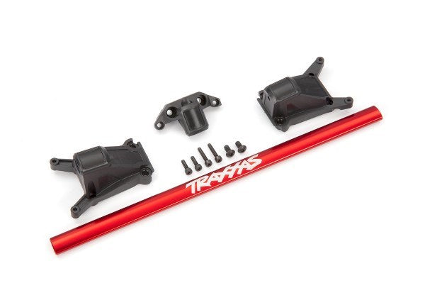 Traxxas 6730R Chassis brace kit Red (fits Rustler 4X4 and Slash 4X4 equipped with Low-CG chassis)
